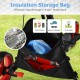Insulation storage bag of the Folding 3 Wheels Golf Push Cart, designed to keep beverages at the right temperature.