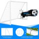 6 x 4 feet soccer goal with strong UPVC frame and durable netting, ideal for outdoor practice and training for kids.