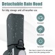 Detachable rain hood for the 14 dividers golf cart bag, providing rain-proof and dust-proof protection for clubs.
