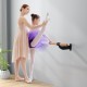 Wall-mounted ballet barre made of solid beech wood, ideal for yoga and dance training at home or studio.