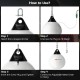 18-inch heavy punching water aqua bag in white with adjustable metal chain, designed for home and gym workouts.