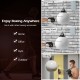 18-inch heavy punching water bag in white, made of durable PVC, suitable for home, gym, or outdoor use with adjustable.