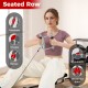 4-piece cable machine attachment set including V handle, tricep rope, and straight bar for versatile home gym workouts.