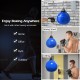 21-inch blue water punching bag with adjustable chain, suitable for home, gym, office, and outdoor boxing practice.