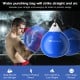 21-inch blue water punching bag with adjustable chain, designed for boxing training and fitness, suitable for gym and.