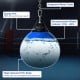 21-inch water punching bag with adjustable metal chain, high-rebound PVC body, designed for gym and outdoor use.