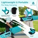 Junior golf club set for kids, lightweight design with padded straps and soft waist cushion for easy carrying.