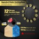 Freestanding punching bag with upgraded suction cup base, filled with sand or water for stability and safe use.