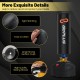 Freestanding punching bag with suction cup base, made of wear-resistant fabric, designed for safe family use and easy.