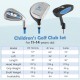 Junior mallet putter for kids aged 11-14, featuring a lightweight aluminum head and non-slip rubber grip for accuracy.