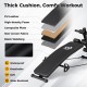 Adjustable decline sit-up bench with thick foam cushion, waterproof PU leather, and included speed ball for home gym.