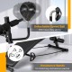 Adjustable decline sit-up bench featuring a detachable speed ball and resistance bands for versatile home workouts.