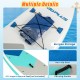 Top view of the 11 Feet Premium SUP inflatable paddle board featuring bungee storage, non-slip deck, and carrying.