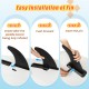 Easy installation steps for the removable fin on the 11 Feet Premium SUP Inflatable Stand Up Paddle Board.