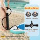 Dual action hand pump for quick inflation of the 11 Feet Premium SUP Inflatable Stand Up Paddle Board with gauge.