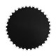 Black high-elastic PP replacement jumping mat, 8 ft, designed for durability and outdoor use, perfect for workouts and.