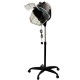Salon standing hair dryer bonnet with swivel hood, adjustable temperature, and portable design for easy maneuverability.