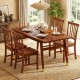 Set of 2 dining chairs with solid rubber wood legs, elegantly designed for dining rooms and kitchens.