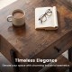 Rustic brown industrial nightstand with a spacious tabletop, drawer, and open shelf, perfect for bedroom organization.