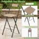Portable bar height stool with ergonomic seat, relaxed footrest, and folding design, ideal for outdoor gatherings.