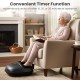 Shiatsu foot massager with compact design and built-in handle, featuring auto-off timer for safe, worry-free sessions.
