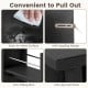 Small Bathroom Storage Cabinet 4-Tier with Slide Out Drawers on Casters - Gallery View 10 of 10