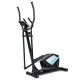 Magnetic elliptical machine with adjustable foot pedals and emergency brake, designed for a safe and smooth training.