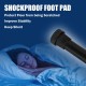 Shockproof foot pad of the 51" mini fitness trampoline enhances stability and protects floors while minimizing noise.
