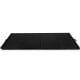 Black 4' x 10' folding gymnastics mat with high-density foam, ideal for yoga, tumbling, and easy storage.