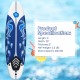 6-foot surf foamie board with a durable foam top, ideal for beginners, featuring a slick HDPE bottom for high speed.
