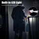 Lightweight adjustable folding cane seat with built-in LED light for safe walking at night, featuring a stable.