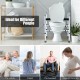 Steel safety toilet rail with adjustable height and width, designed for elderly, disabled, and recovering patients.