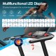 Folding treadmill with a 4.75 HP motor, LED touch screen, and 20 preset programs for customizable workouts.