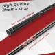 Close-up of ultra light carbon shaft and soft anti-skid TPR grip from the Women's 9 Pieces Complete Golf Club Set.