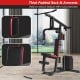 Multifunction Cross Trainer Workout Machine with thick padded back and armrests for comfortable exercise sessions.