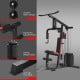 Multifunction Cross Trainer Workout Machine with dual function arm press and 100 lbs weight stack for versatile.