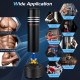 Freestanding 70-inch punching bag with a 12 suction cup base, ideal for boxing and martial arts training at home.