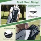 14-way golf cart stand bag featuring a dual strap design and portable handle, ideal for easy transport and organization.