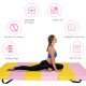 3-fold gymnastics tumbling mat with high-density EPE foam, waterproof surface, and easy-carry handles for versatile use.
