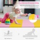 3-fold gymnastics tumbling mat with high-density EPE foam, soft PU leather surface, ideal for training and exercise.