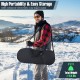 Lightweight 21-inch snowshoes with flexible pivot system, durable aluminum, and included carry bag for easy transport.