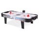 42-inch air hockey tabletop with electronic scorer, two pushers, and compact design for kids' entertainment.