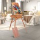 Tripod folding wooden easel with sketch box, adjustable height, ideal for indoor or outdoor painting and drawing.