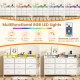 Storage organizer with 9 fabric drawers and RGB LED lights, featuring remote control and adjustable foot pads for.