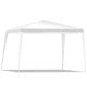 10 x 10 feet outdoor wedding canopy tent with waterproof polyethylene and rust-resistant steel frame for backyard.