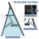 2-step ladder featuring a stable triangular structure, wide anti-slip pedals, and secure locking design for safety.