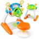Kids steering wheel pretend play toy set with lights and sounds, includes stool and realistic driving features for.