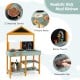 Kids kitchen playset featuring lifelike stoves, rotary faucet, and root viewer planter for imaginative cooking fun.