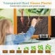 Kids using the transparent root viewer planter to observe plant growth in the Kids Kitchen Playset with accessories.