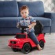 Red Mercedes Benz G350 ride-on push car for kids, featuring a functional steering wheel and adjustable canopy.